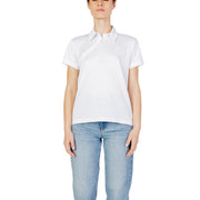 Blauer Polo Donna